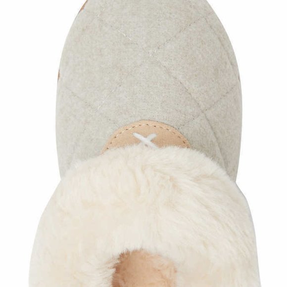 Dearfoams Ladies Slipper Oatmeal Heather NIB - Picture 5 of 5